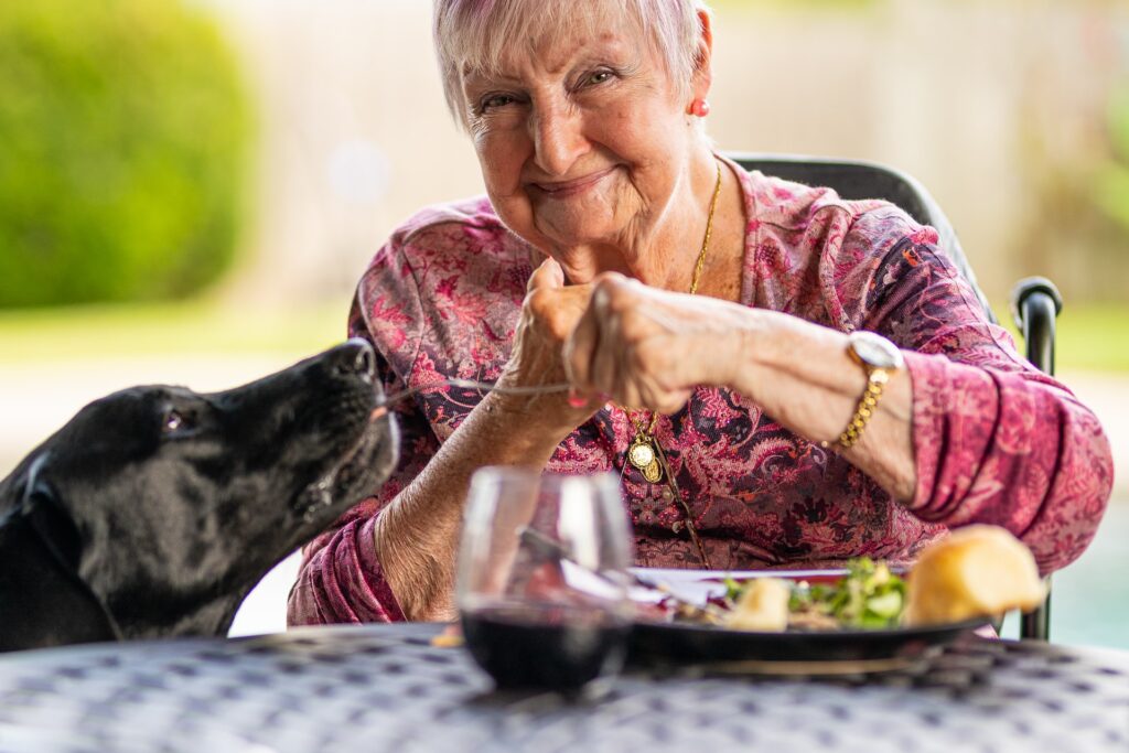 elevate your seating or lower tables for senior accessiblity