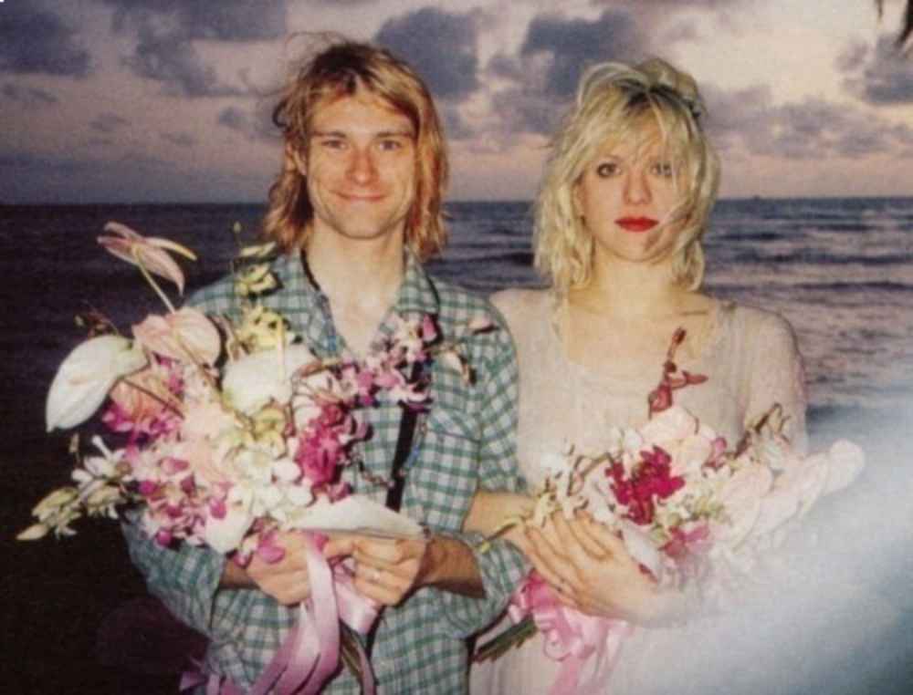 kurt cobain courtney love wedding