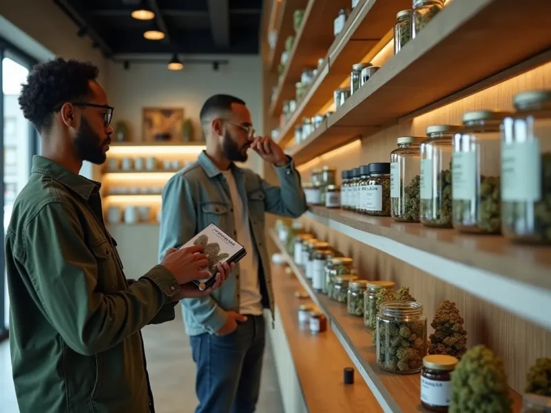 customer exploring cannabis dispensary shelves for best value purchases