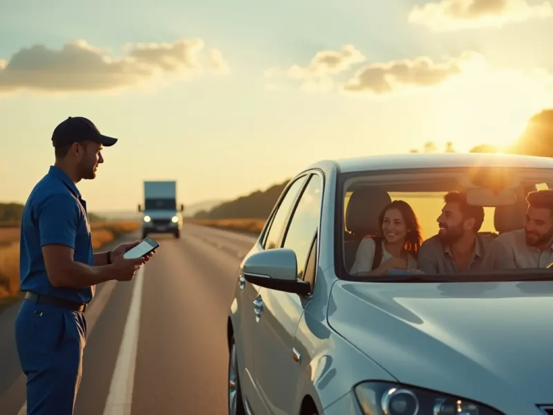 family relying on dependable roadside services for safe stress-free travel