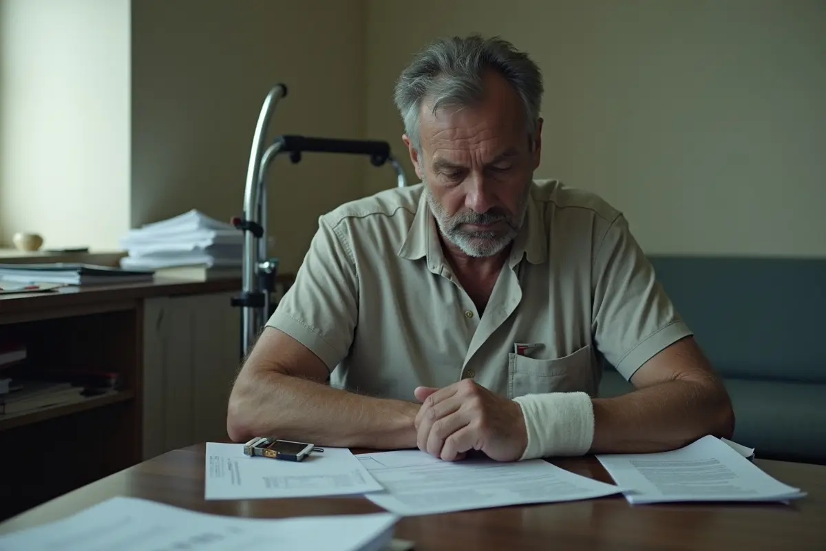 injured person considering pre-settlement loan for financial stability